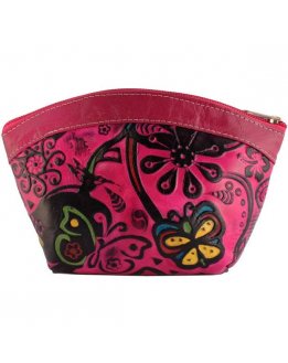 Leather Cosmetic pouch
