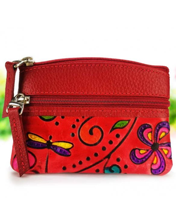 Monederos cremallera mujer
