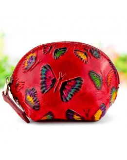 Red coin purse for women