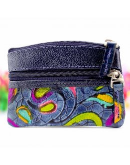 Leather coin purse for woman