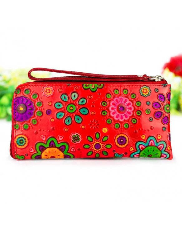 Billetero pintado a mano